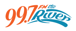 99.7 the river radio station logo