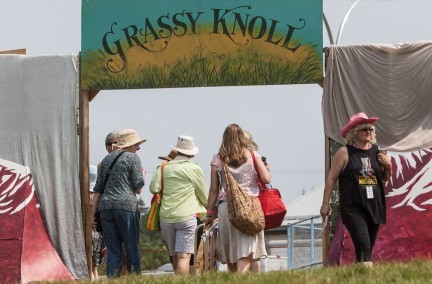 the grassy knoll stage at Vancouver island Musicfest